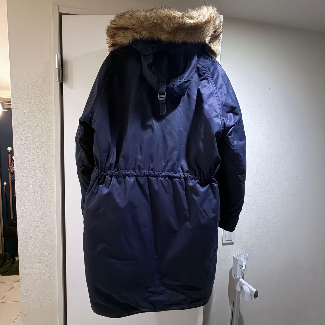 AIVER　N-3フライトコート　M　ネイビー モッズコート