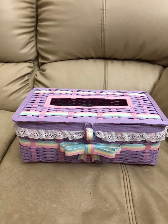 くまくま様 ティッシュケース完成品