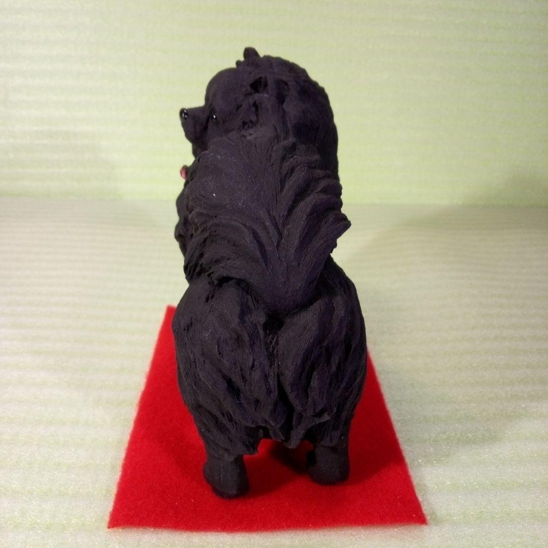 ポメラニアン　黒　ブラック　ブラックポメラニアン　レア　フィギュア