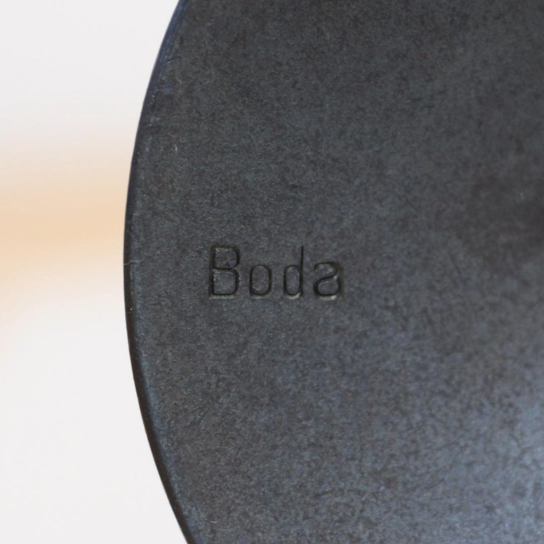 【美品・刻印】エリックホグラン　キャンドルスタンド オニオン型2段　ブルー 01