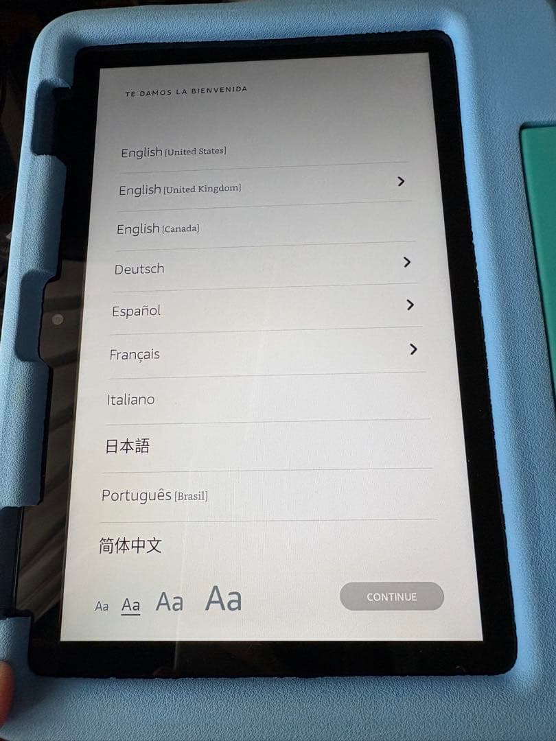 現行モデル◆Fire HD 8 キッズモデル ブルー (8インチ) 第12世代