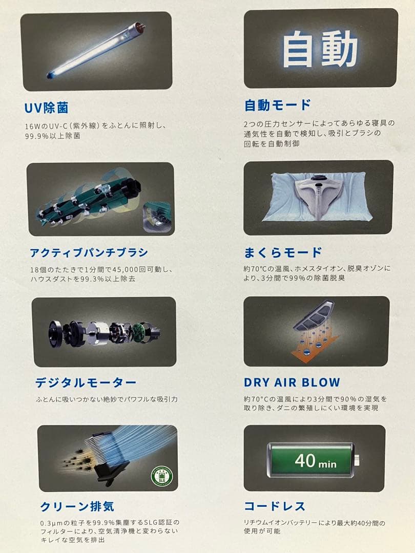 オ*ー様 Raycop レイコップ RX-100JWH 布団クリーナー 箱付き