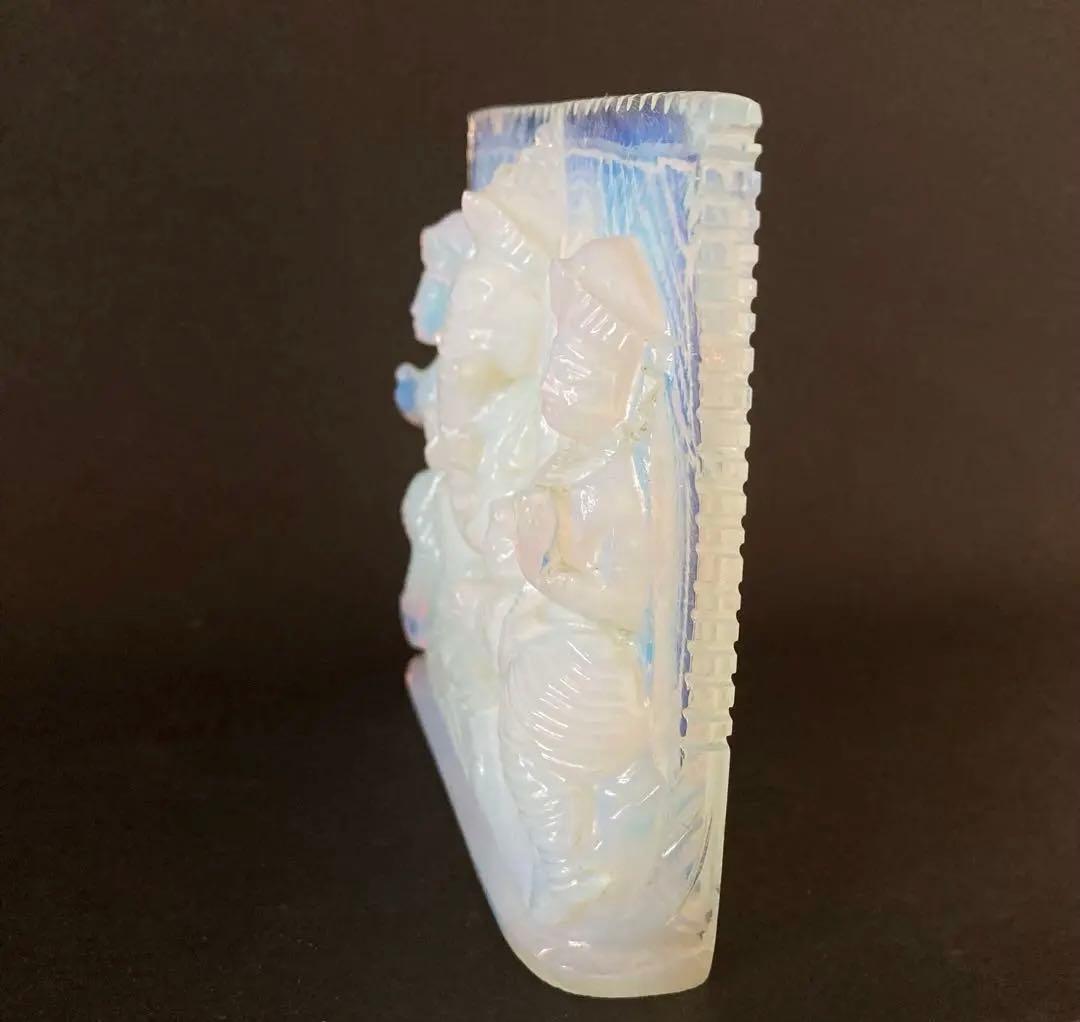 ガネーシャ　　　　　　　　　　　　　　　　シンセティックオパール 338g