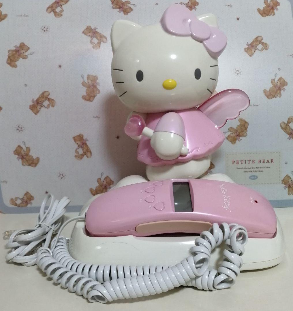 ハローキティフラッシュテレフォン固定電話箱なし　レトロ　レア