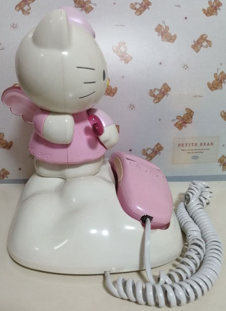 ハローキティフラッシュテレフォン固定電話箱なし　レトロ　レア