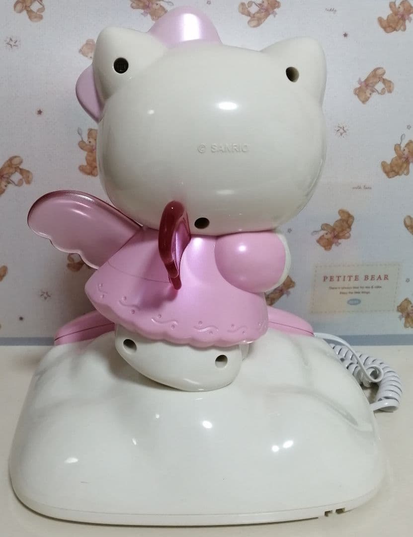 ハローキティフラッシュテレフォン固定電話箱なし　レトロ　レア