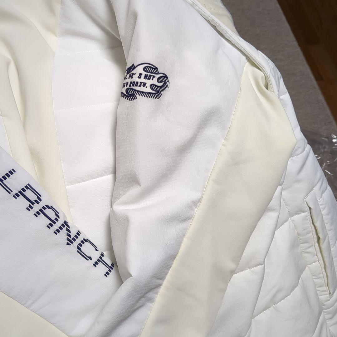 オークリー フード付き中綿入り 袖着脱可能 ホワイト XL未使用品！