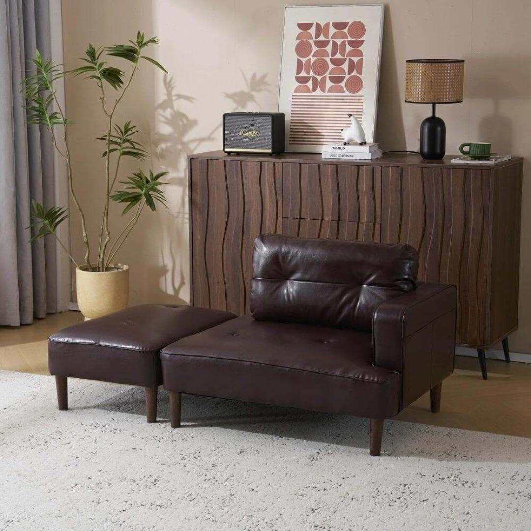 ソファ 2人掛け 3人掛け L字ソファー オットマン付き 多機能 カウチソファ