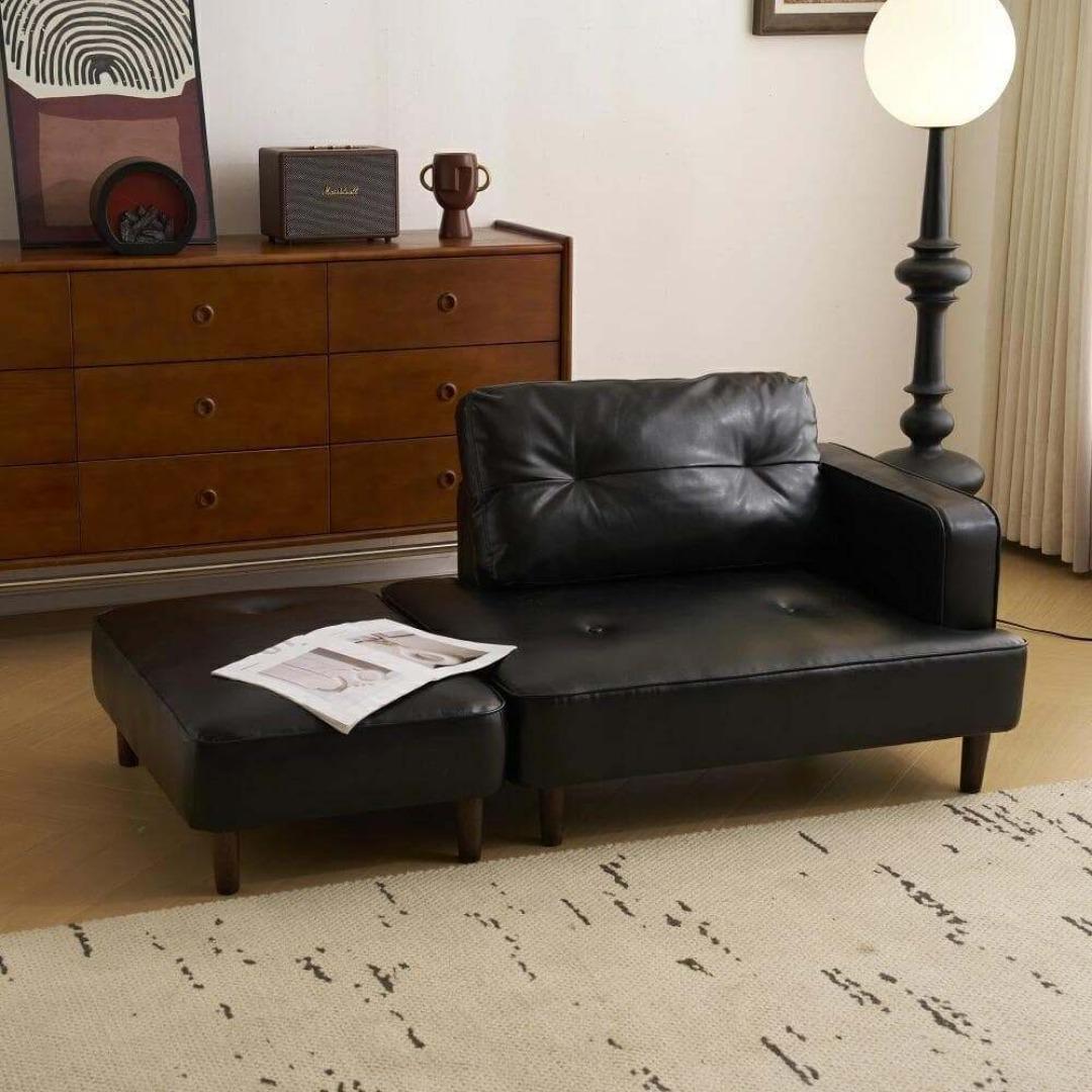 ソファ 2人掛け 3人掛け L字ソファー オットマン付き 多機能 カウチソファ