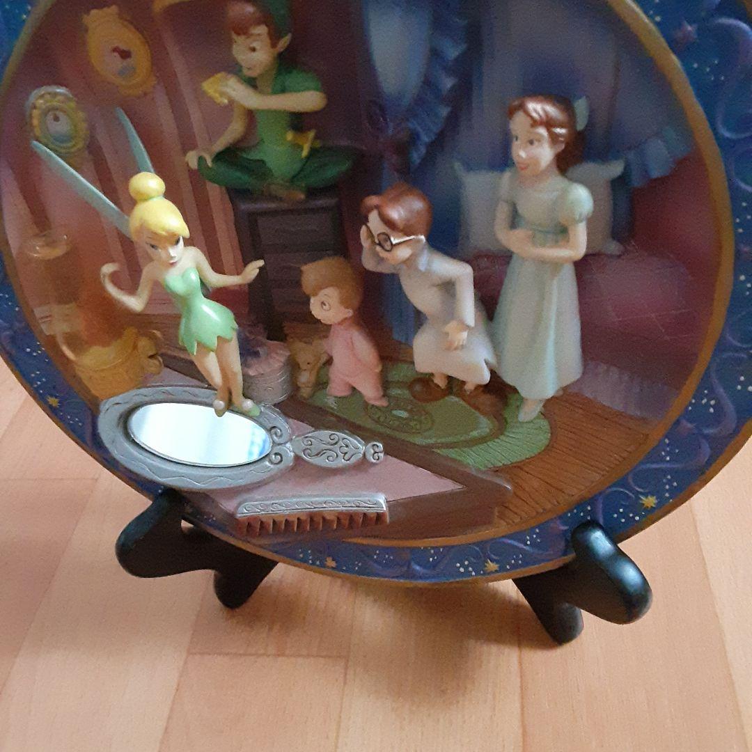 ディズニー 世界5000枚限定 ピーターパン 絵皿 3D レリーフプレート