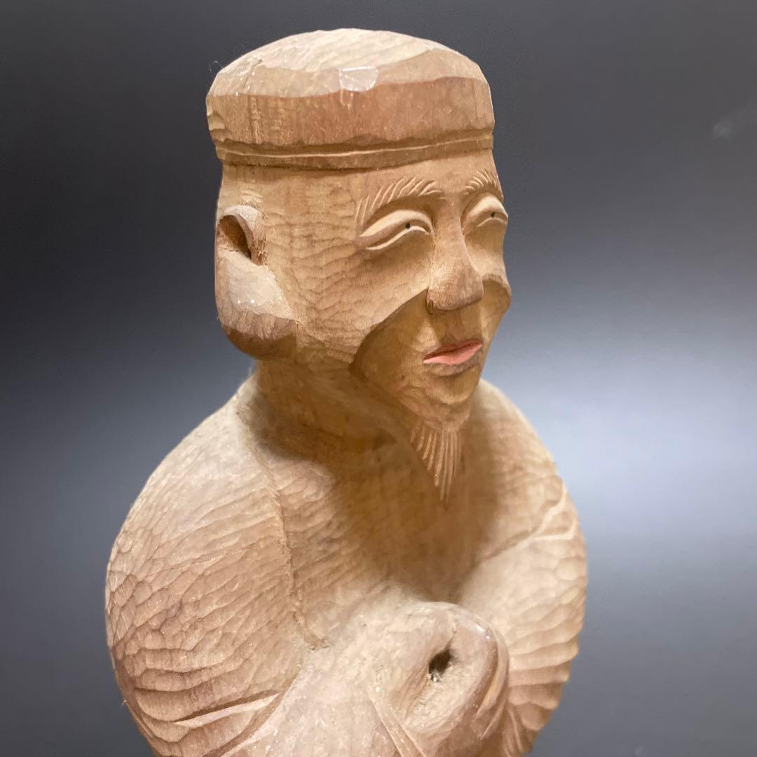 時代物　木喰仏　在名あり　仏像