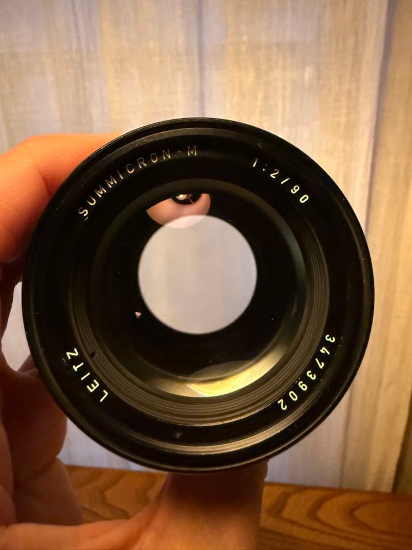 Leica Summicron 90mm F2 3rd 外観のみ少しスレ光学良好