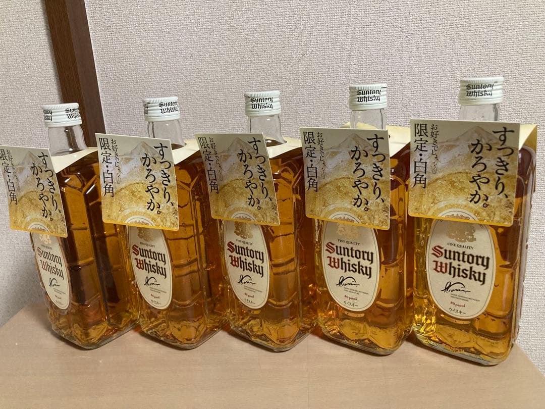 白角 5本セット 700ml サントリー ウイスキー【新品・未開封・POP付き】
