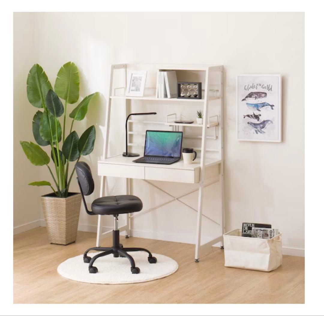 【らら】ニトリ 省スペースデスク(RB001 93 WW)