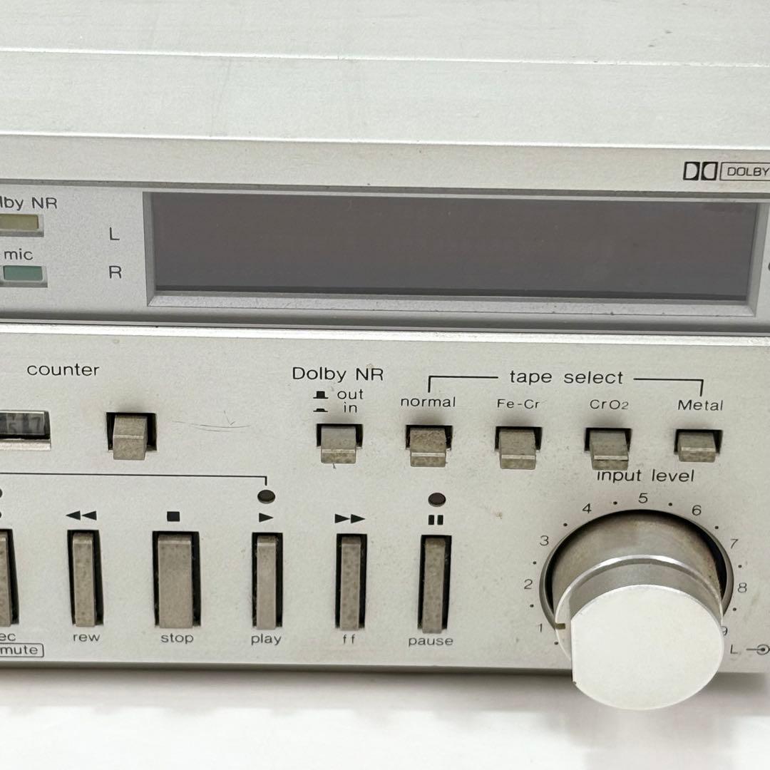 Technics RS-M02 ステレオカセットデッキ 再生確認済 現状品