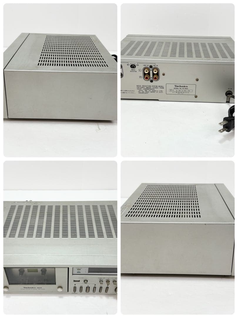 Technics RS-M02 ステレオカセットデッキ 再生確認済 現状品