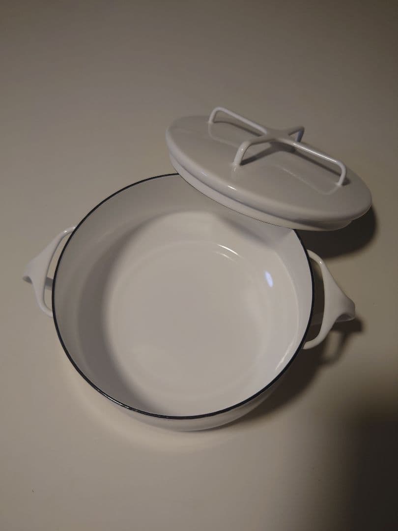 DANSK コベンスタイル ホワイト 18㎝ 両手鍋