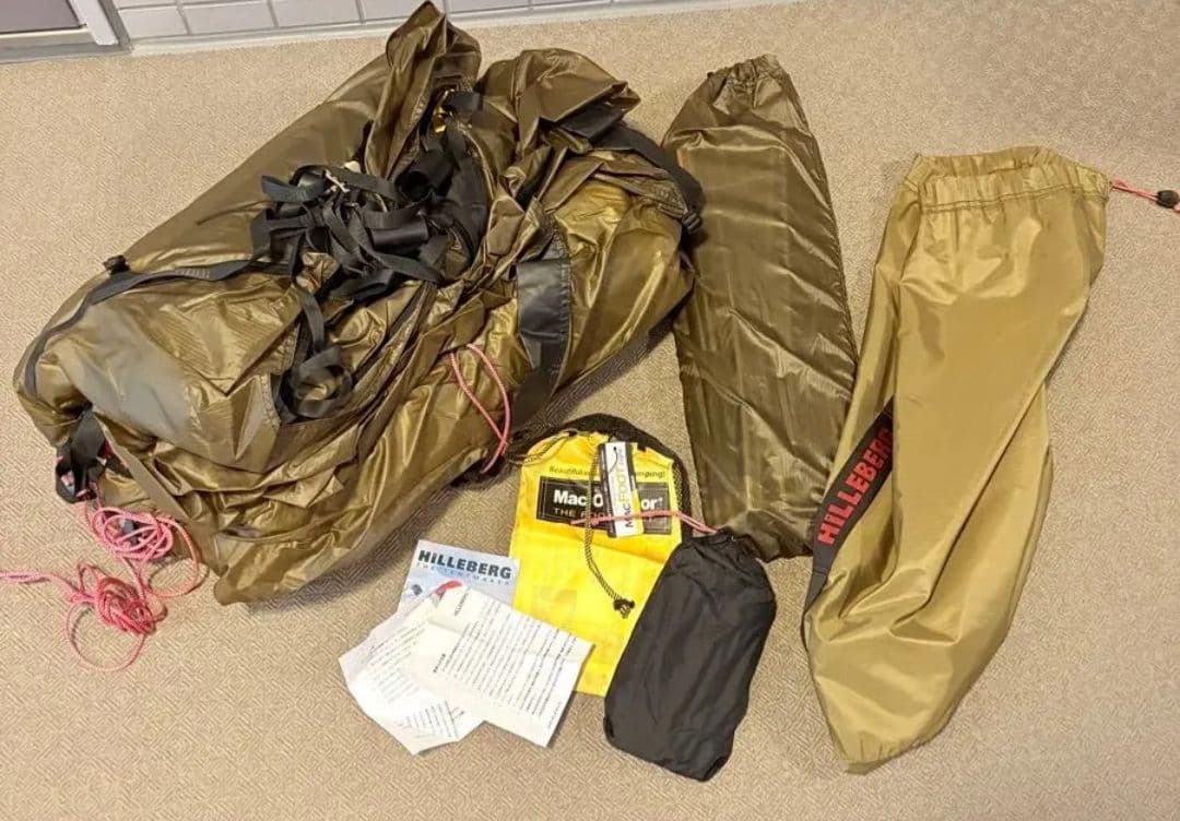 最終値下げ　HILLEBERG SAITARIS サンド　フットプリント付き