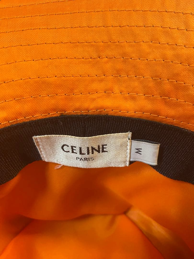 CELINE キルティングハット Mサイズ ブラック
