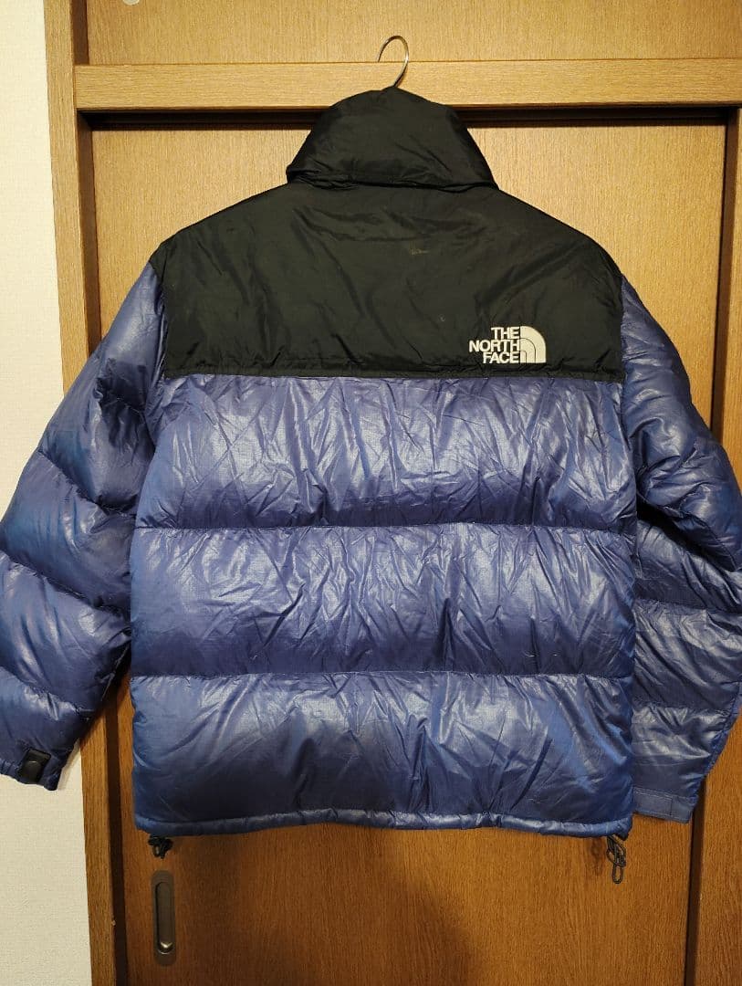 THE NORTH FACE ヌプシダウンジャケット ブルー・ブラックXSノース