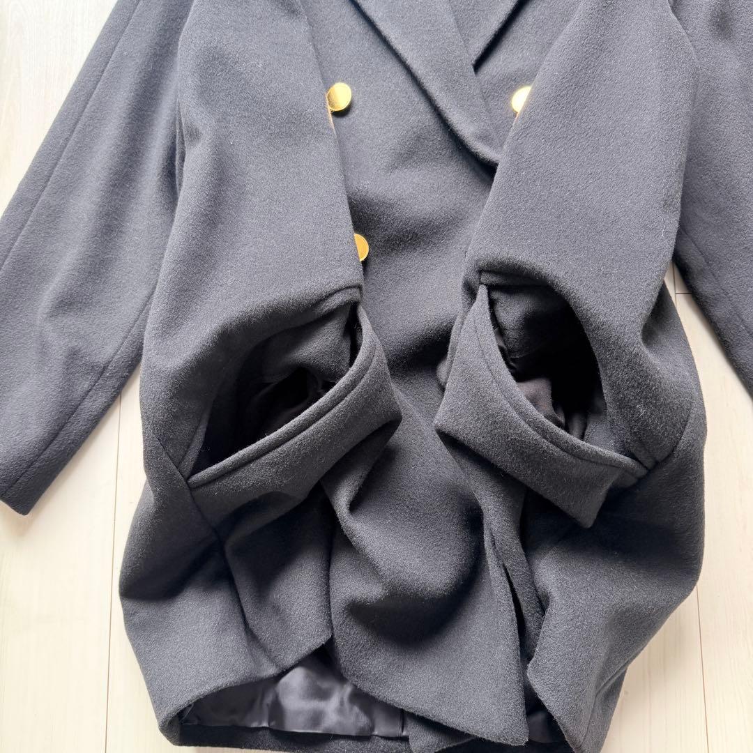 希少✨ドゥーズィエムクラス　金ボタン　Short Double コート　カシミヤ