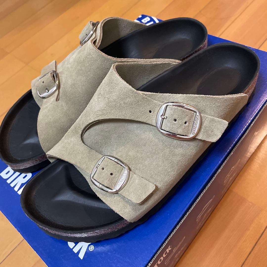 【別注】BIRKENSTOCK ZURICH トープ/サンダル 39