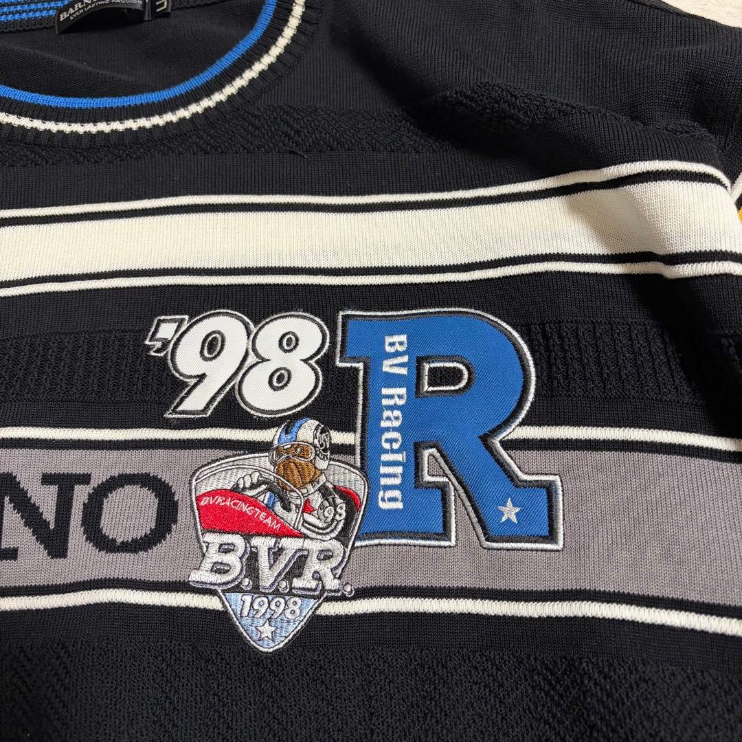 【美品】BARNI VARNO バーニヴァーノニット ボーダー ワッペン 日本製