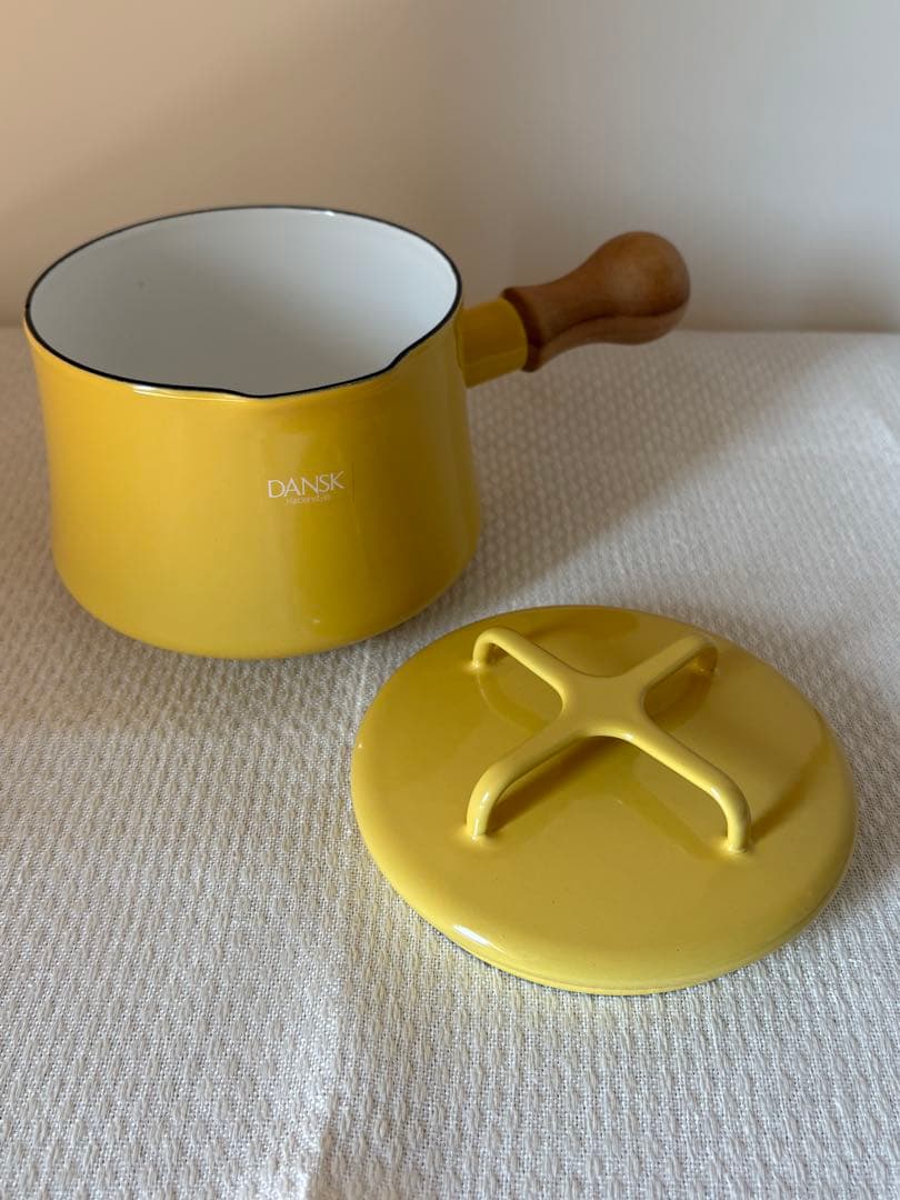 【新品・レア廃番品】DANSK コベンスタイルミルクパン（ソースパン）イエロー