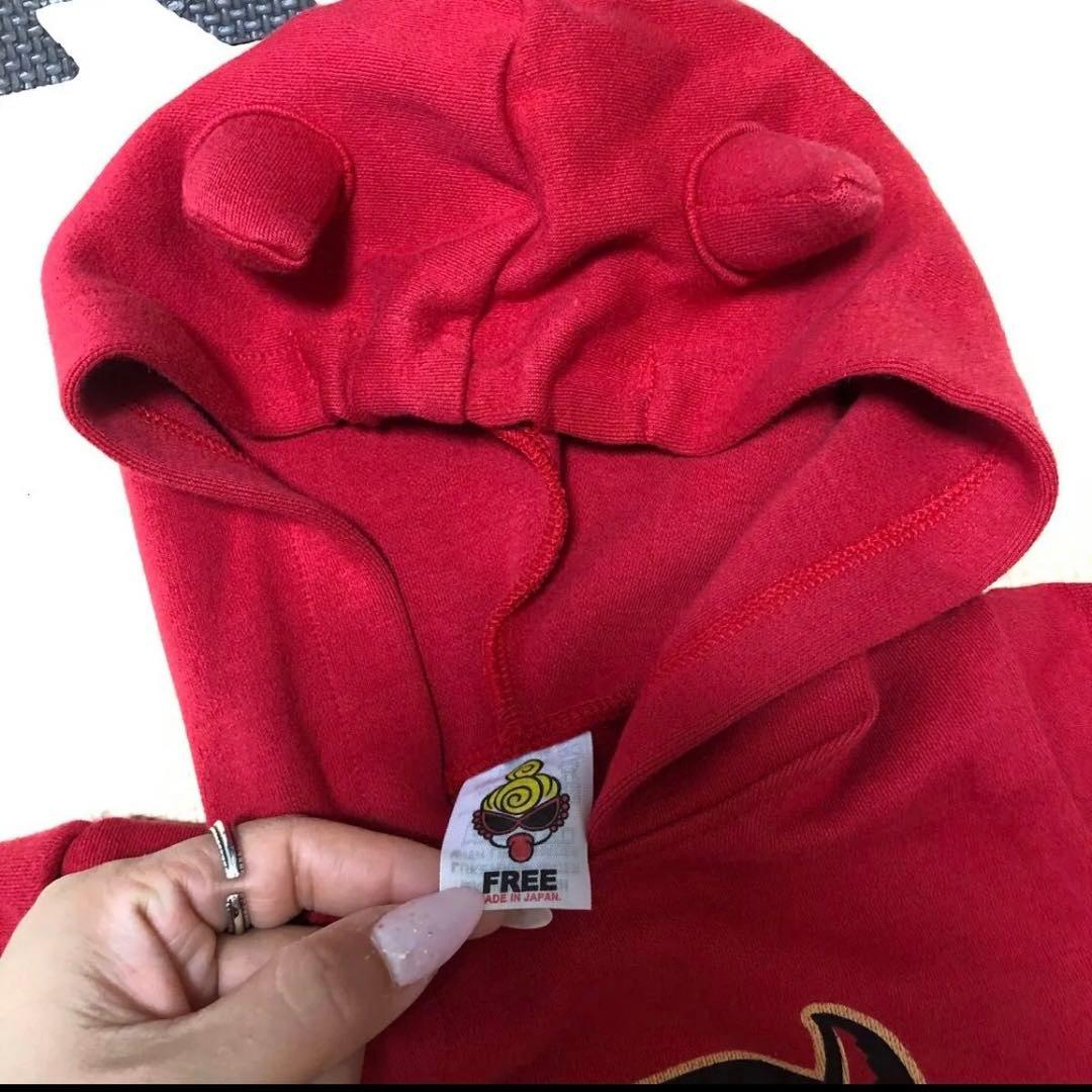 ヒステリックミニDEVILKINダンボールニット カバーオール70-80cm新品