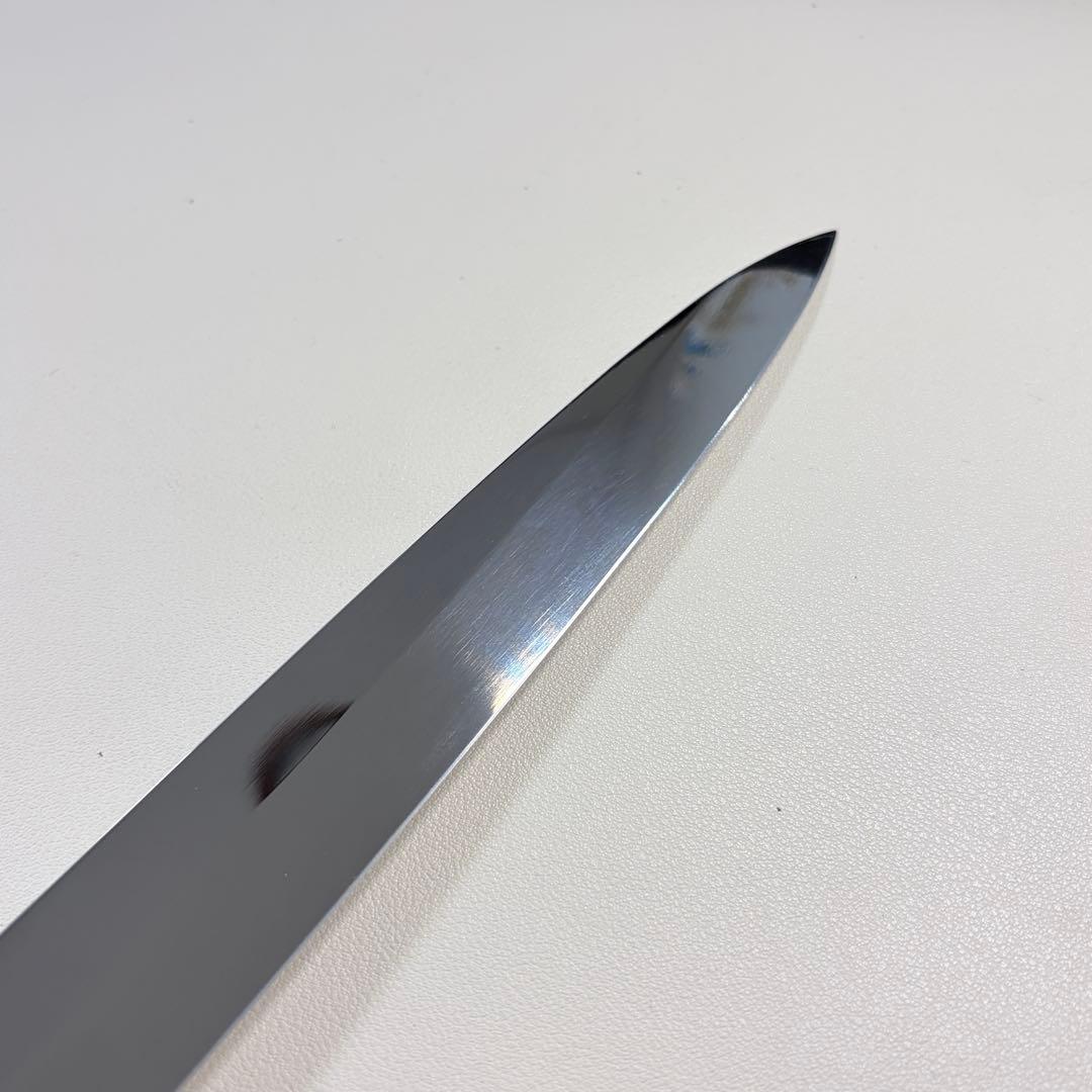 270mm 柳刃包丁 鏡面　黒檀八角柄 刺身包丁 「全鋼」︐