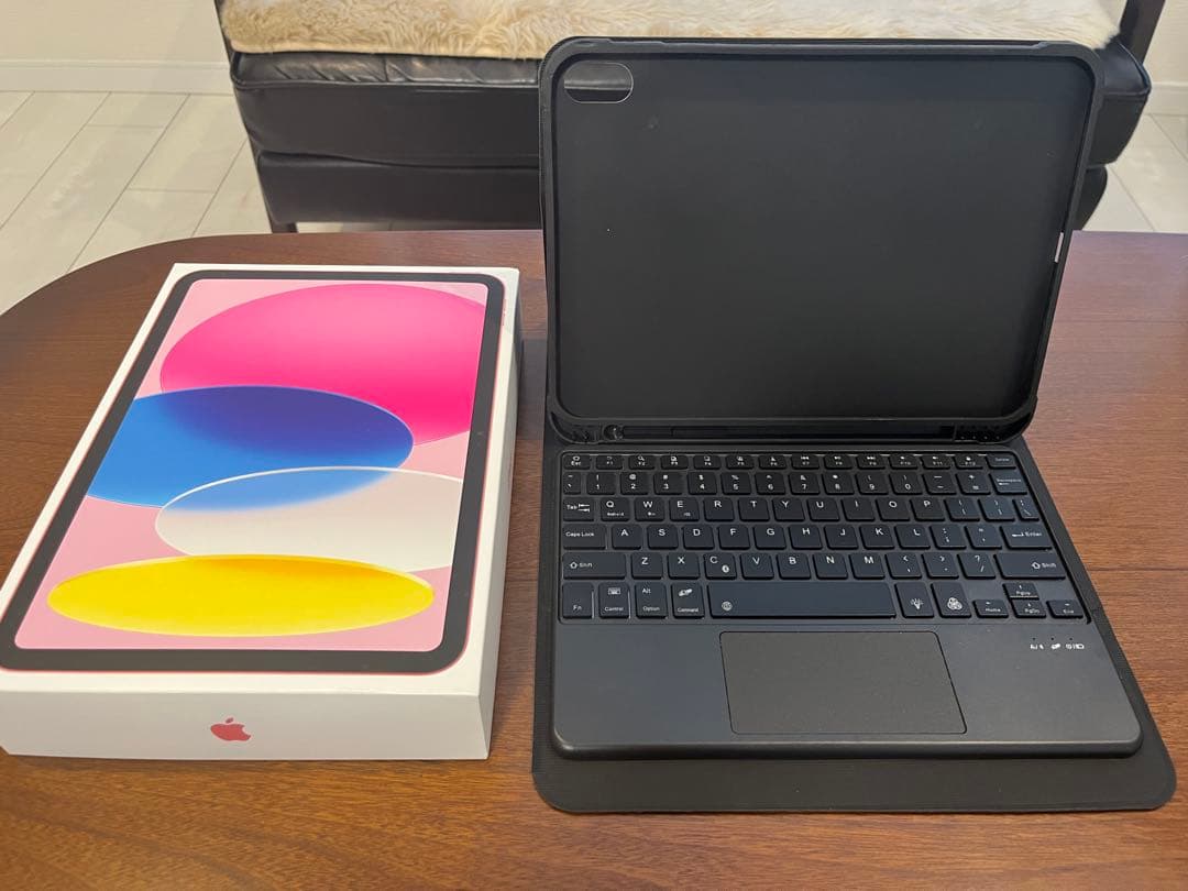 Apple iPad(第10世代)256GBピンクwifiモデル キーボード付き