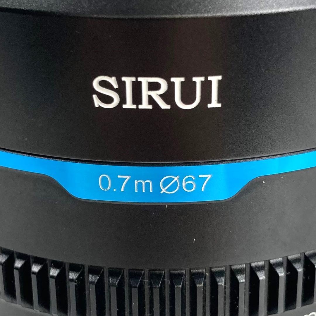 美品　SIRUI　シネレンズ　 75mm T1.2 S35　E Mount