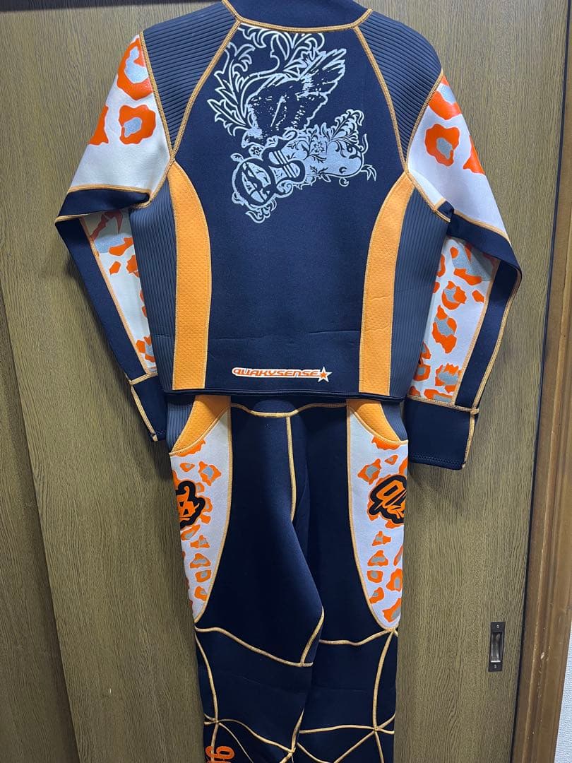 QUAKYSENSE フレックスレオパードジャケット&ジョン