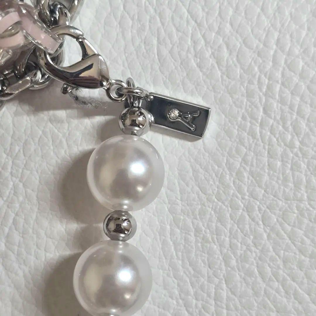 極美品✨アンテプリマ　ミニアトゥーラ/パウダリーピンクシルバー　パールハンドル付