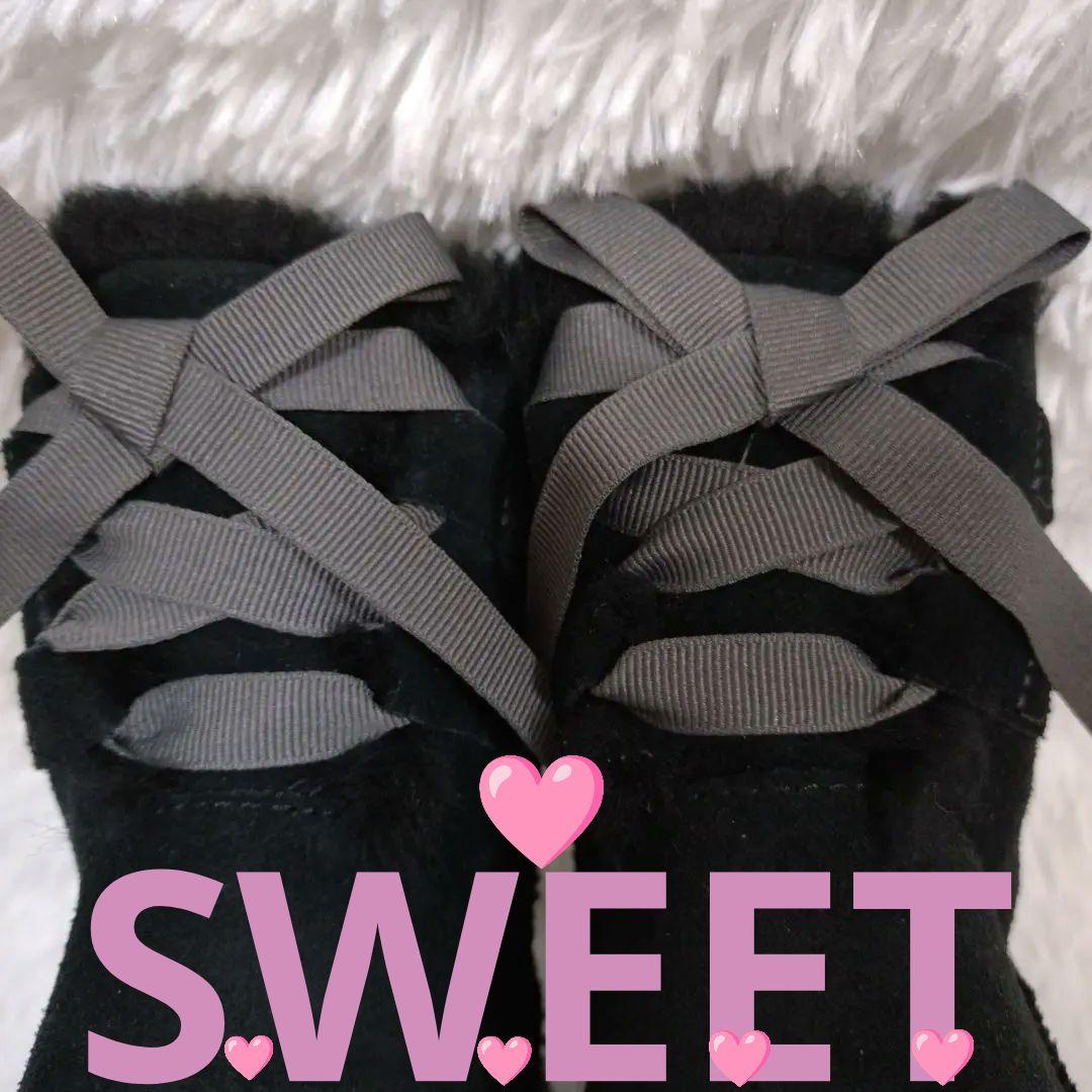 スウィートボウ♥ムートンブーツ　23cm　MAXお値下げしました