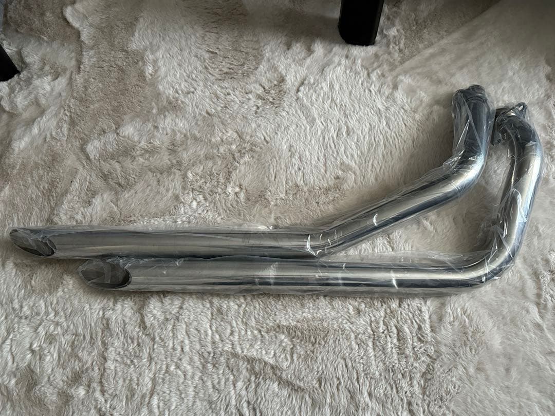 シャドウ400 Garge T&F ドラッグパイプマフラー(ステンレス)タイプ1