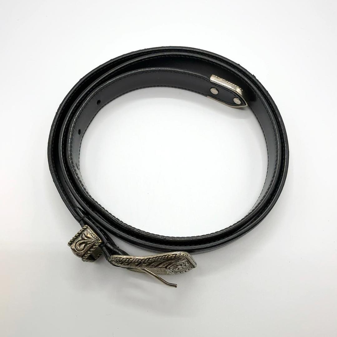 ◇サンローラン◇レザー/ウエスタンバックル/ベルト/Saint Laurent