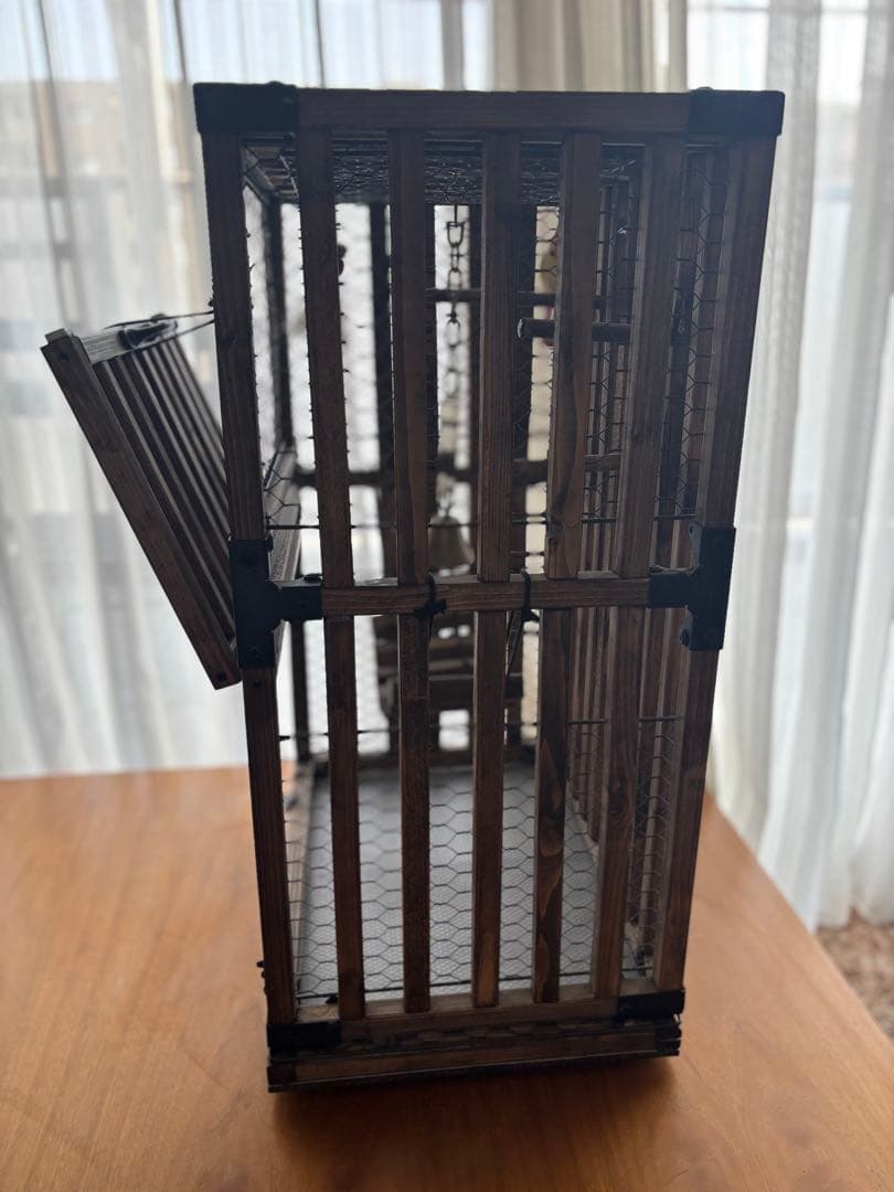 【手作り】アンティーク風　オリジナル鳥籠