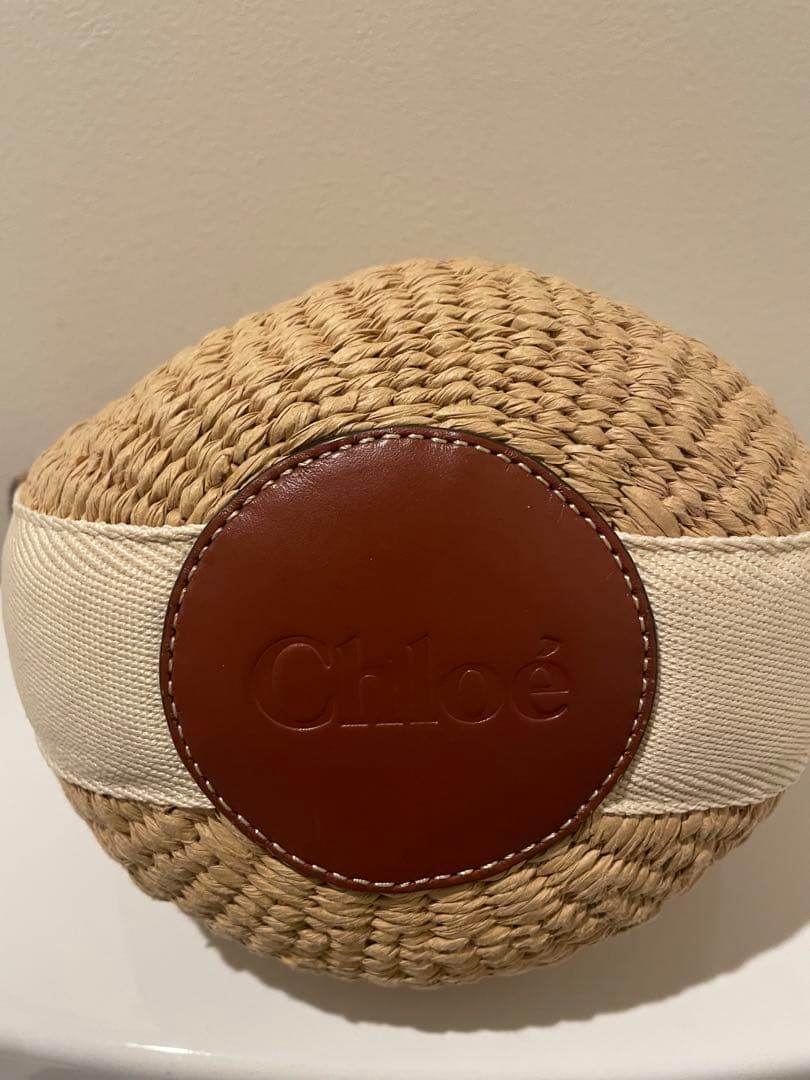 Chloe クロエWOODY スモールバスケット