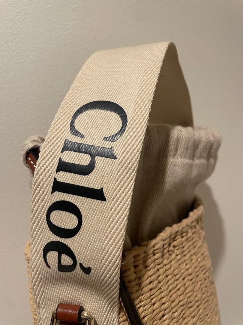 Chloe クロエWOODY スモールバスケット