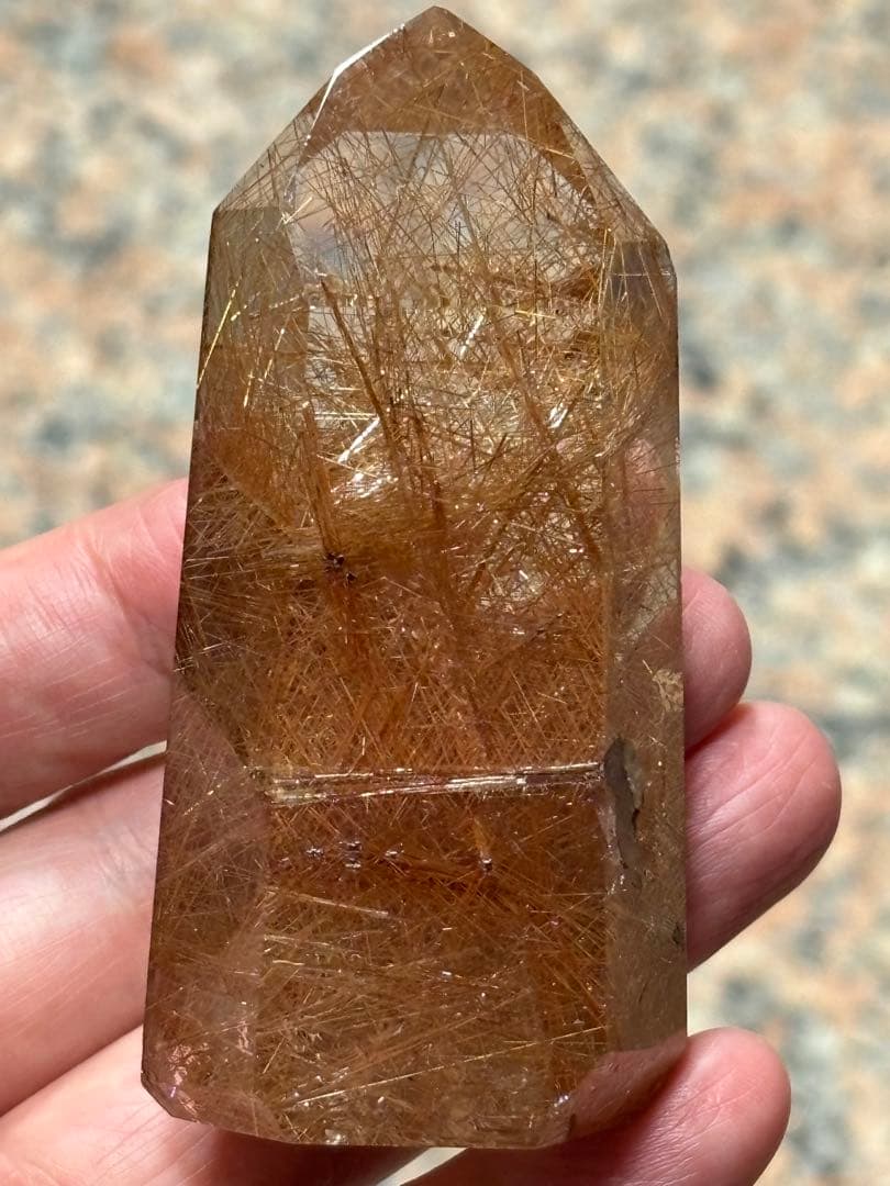 レア　ルチルインレムリアンクォーツ　レムリアン　137g 天然石