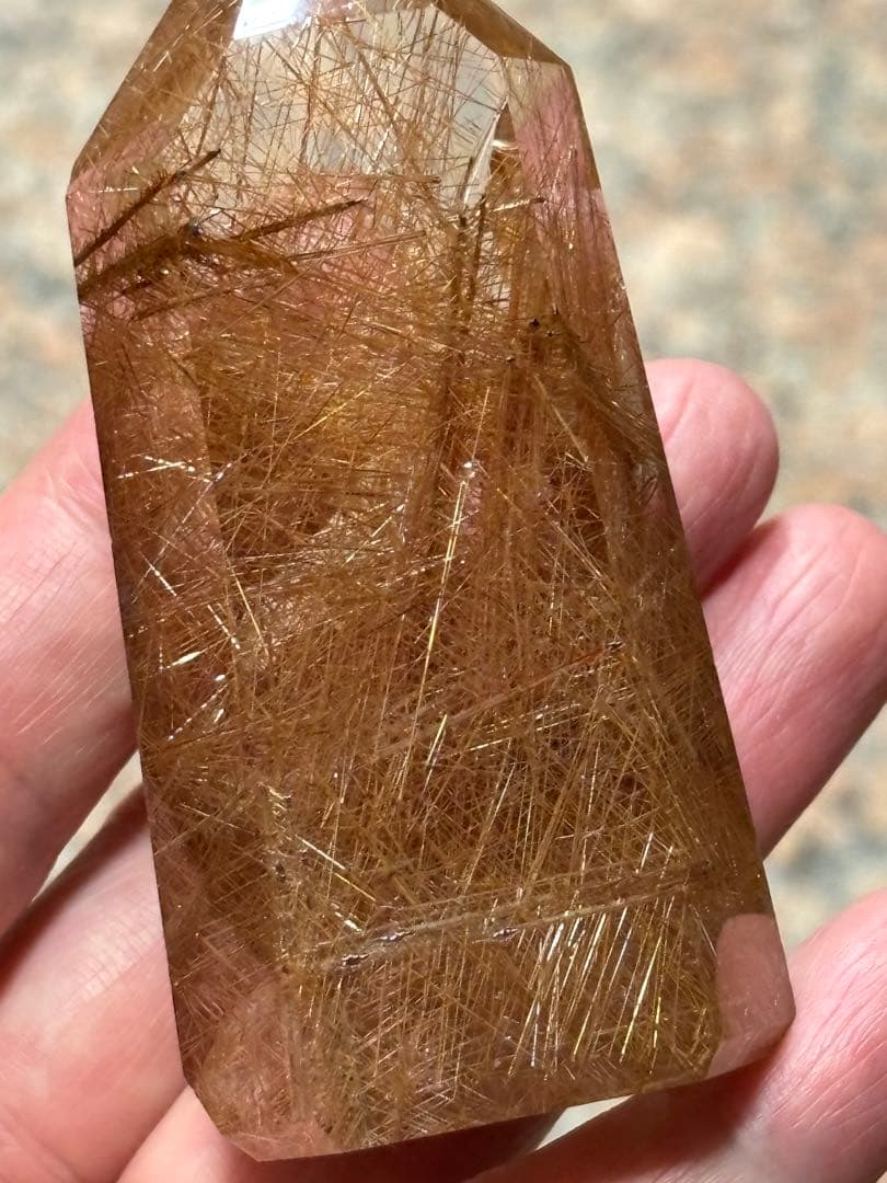 レア　ルチルインレムリアンクォーツ　レムリアン　137g 天然石