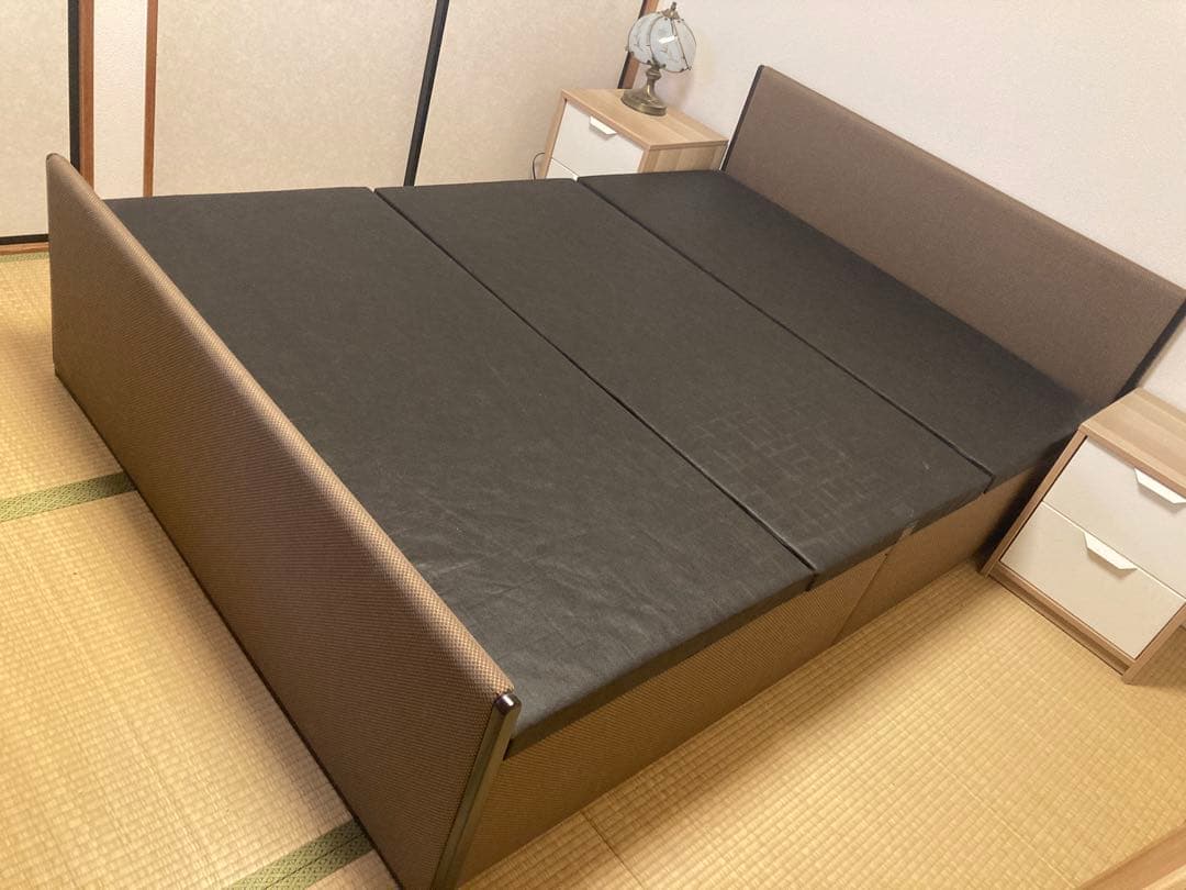 丸八真綿　マルハチ ダブル　収納　ベット 愛知県引き取り希望