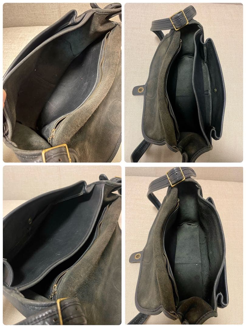 『COACH』オールドコーチ USA製 牛革 ショルダーバッグ