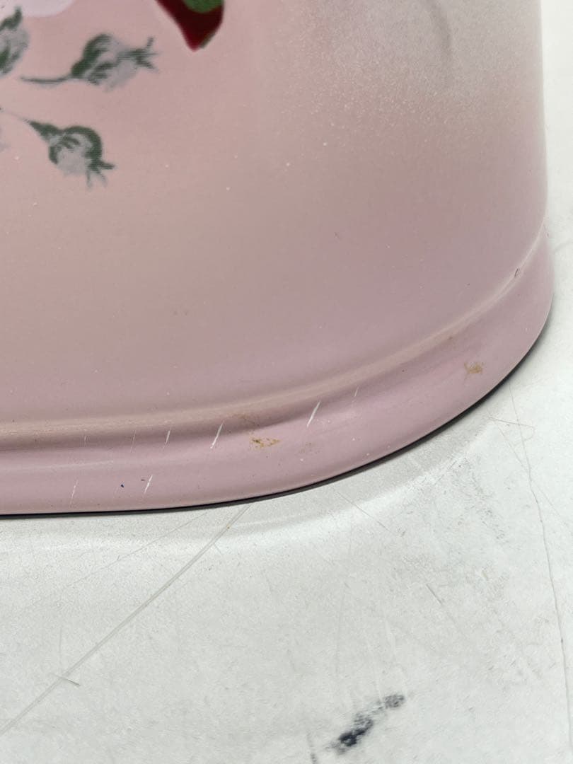 イマン プリンセスローズ ホーロー缶 大型