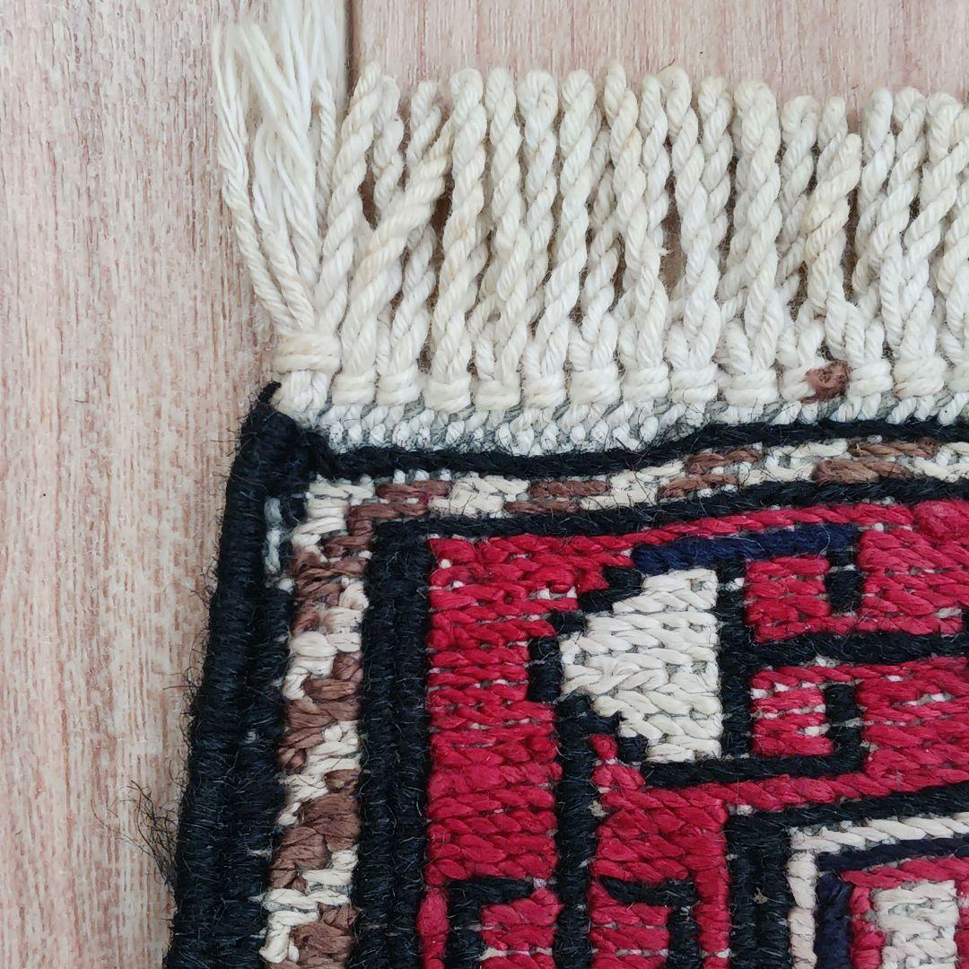 専用Y2773 イラン キリム ウール 手織り ラグマット 138×106㎝