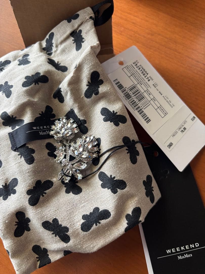 Weekend Max Mara CIVADA メタル フラワー ブローチ