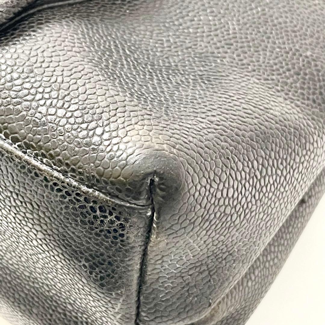 Yuko☆シャネル　キャビアスキン　ターンロック　チェーン　ショルダー