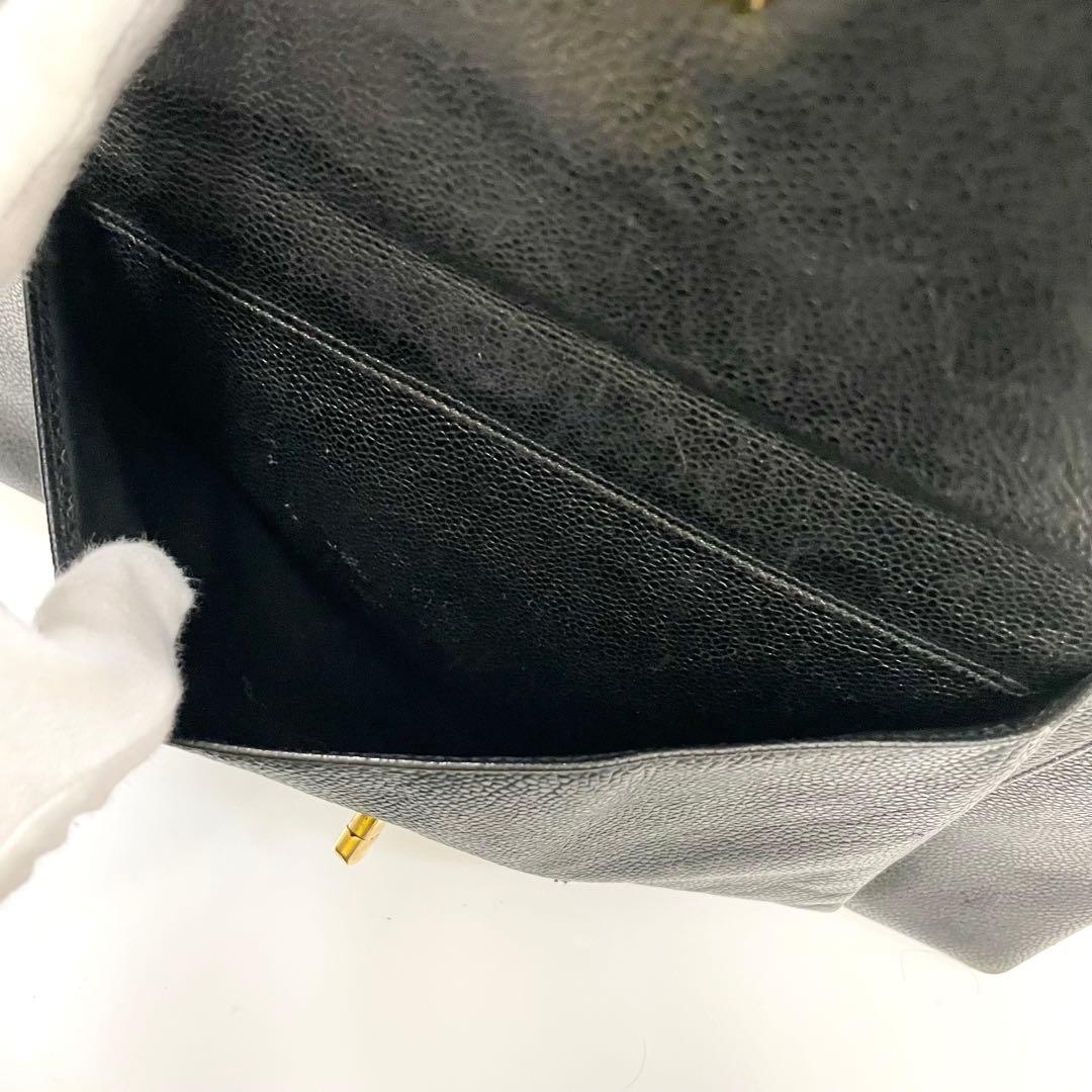 Yuko☆シャネル　キャビアスキン　ターンロック　チェーン　ショルダー