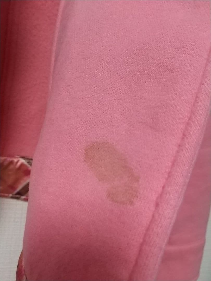 コートMARSネコ柄チェック フード ハートボタン ピンクマーズ平成ギャル